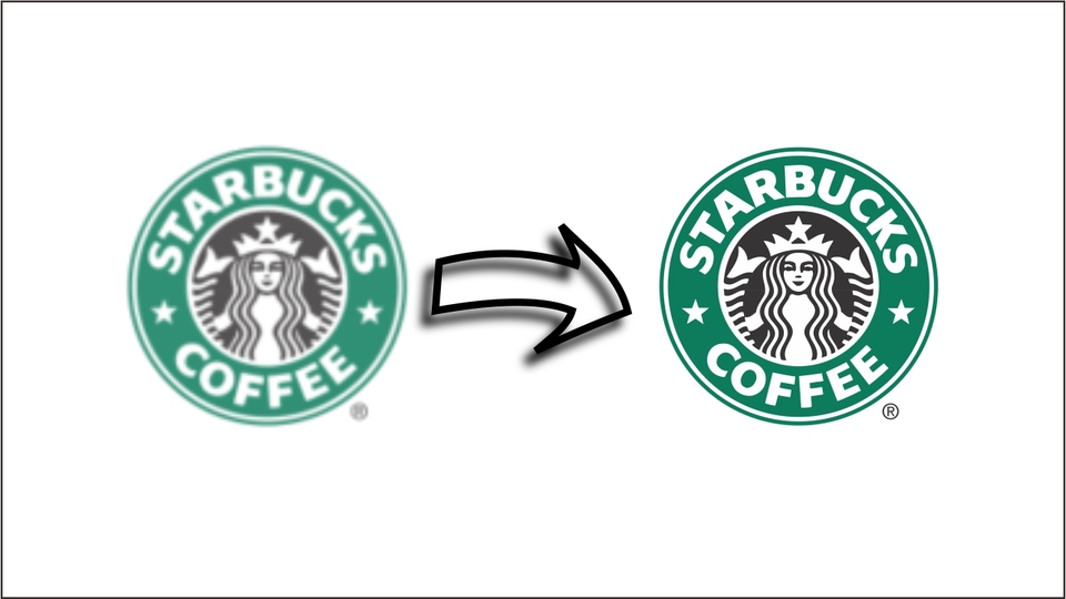 Ilustrasi Starbucks dengan warna hijau dan logo wanita berambut panjang, cocok untuk desain logo atau branding