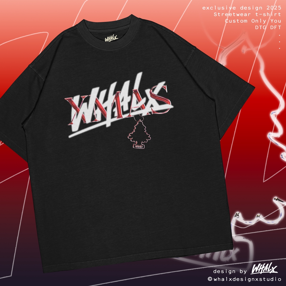 รับสกรีนเสื้อยืด WHALX ดีไซน์ รับสกรีนเสื้อ เสื้อยืด เสื้อผ้า