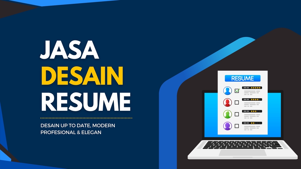 Jasa Desain CV (Curriculum Vitae) & Portofolio - Desain CV/Resume Up To Date & Profesional Yang Mampu Memikat Rekruter