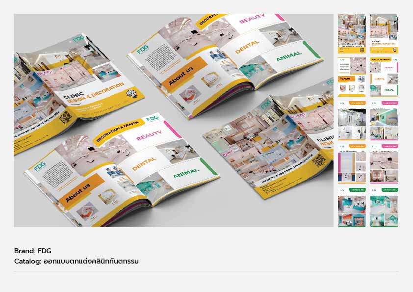 สื่อสิ่งพิมพ์และนามบัตร - ออกแบบ Catalog / Roll Up / Backdrop - 8