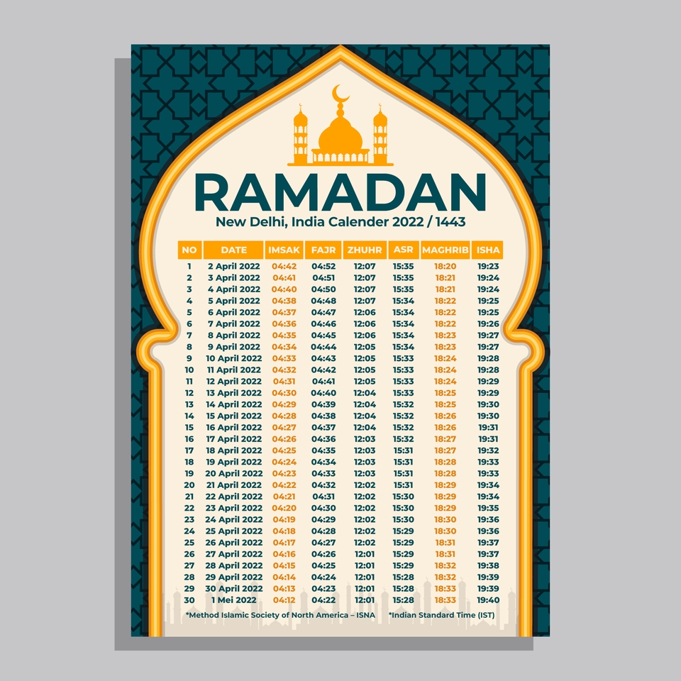 Digital Printing - Desain Imsakiyah/Jadwal Sahur dan Buka Puasa Ramadhan 1444 H untuk Perusahaan, Sekolah, Lembaga Lain - 26