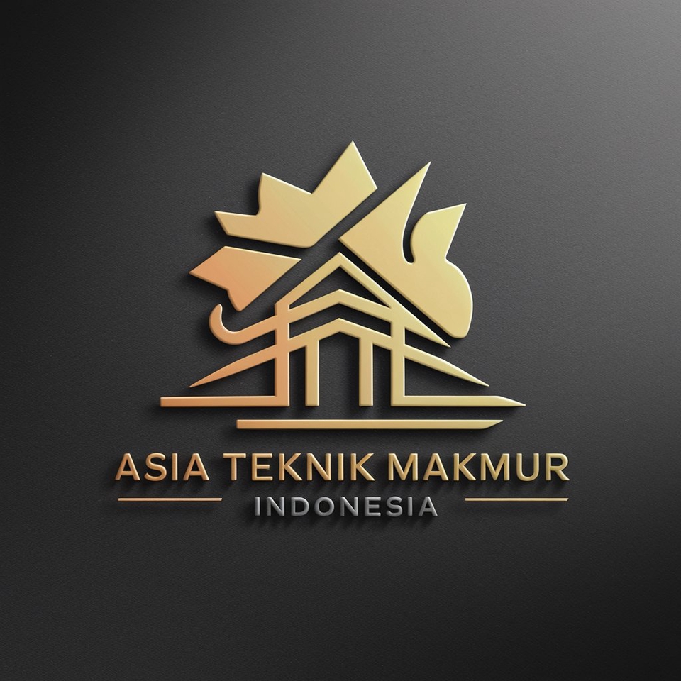 Jasa Desain Logo Profesional untuk Asia Teknik Makmur, perusahaan di Indonesia.