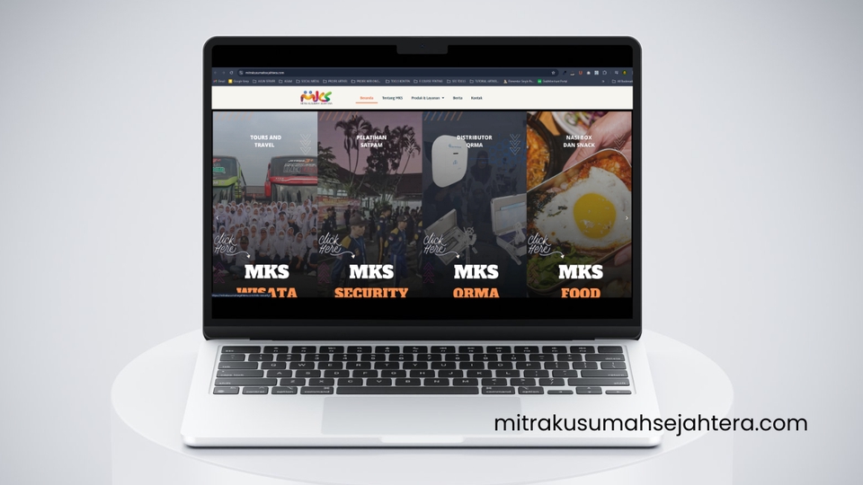 Jasa pembuatan website profesional dan murah dengan fitur lengkap, seperti website company profile, website toko online, website WordPress, dan lainnya.