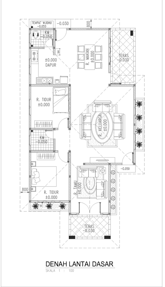 CAD Drawing - Desain Rumah Budi - 4