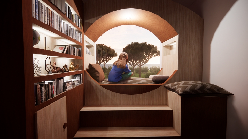 3D & Perspektif - Jasa Design 3D interior (Rumah Tinggal, Caffe, Office, dll) - 8