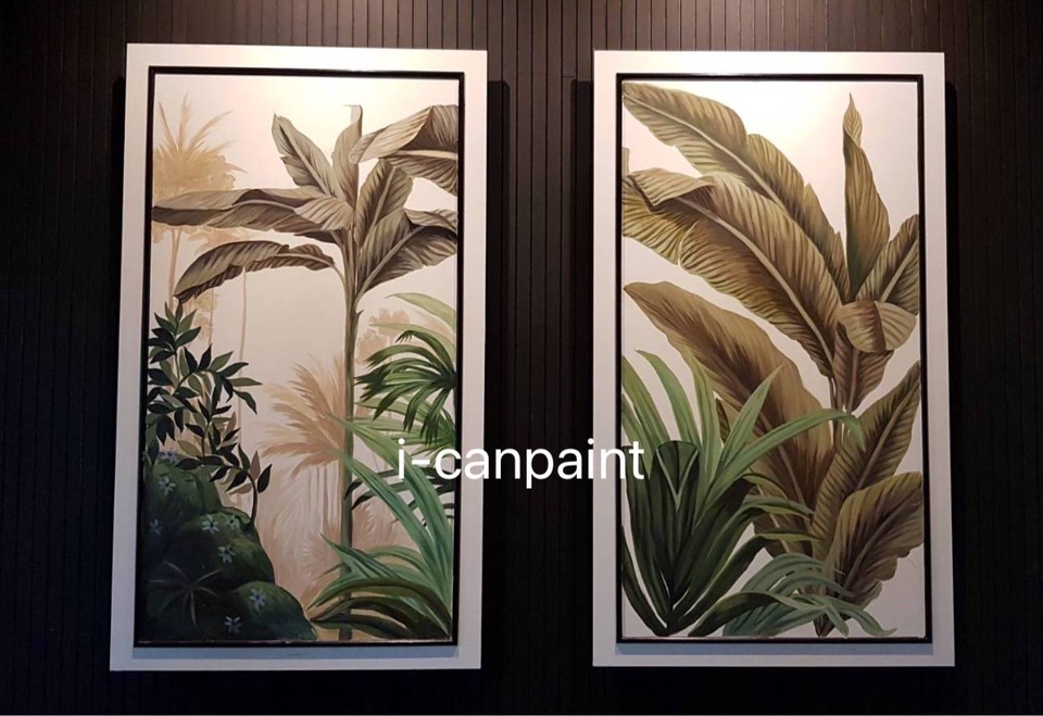 ออกแบบตกแต่งภายในและภายนอก - รับวาดภาพเพ้นท์ผนังเพื่อการตกแต่ง (Wall Painting) - 26