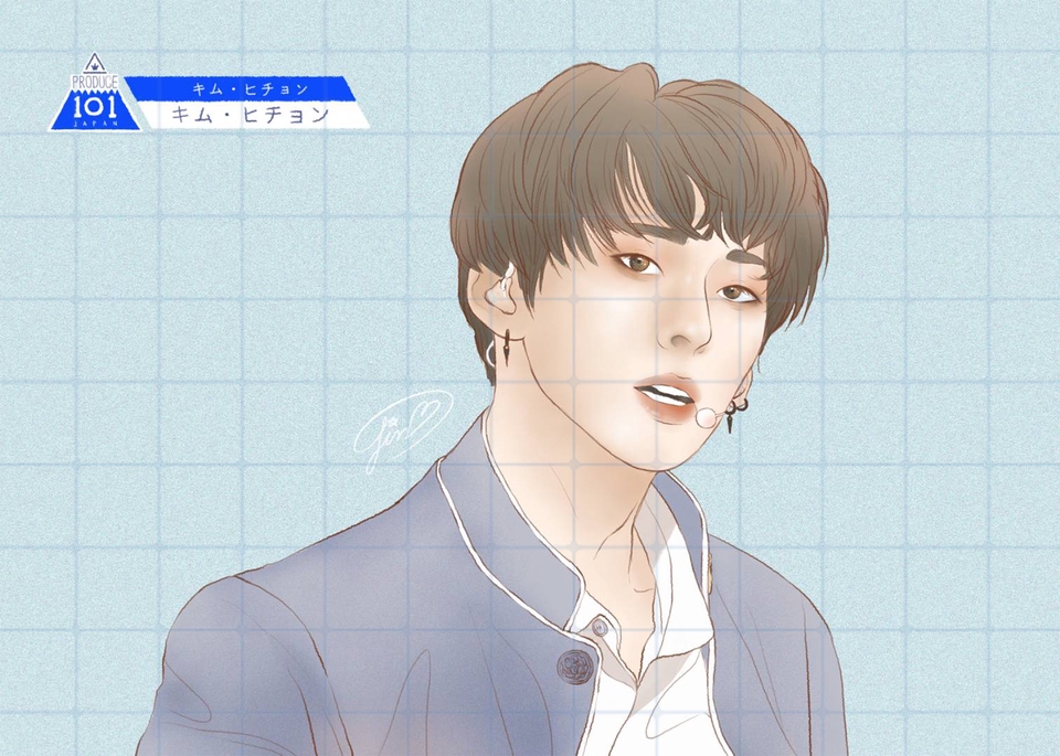 รับวาดภาพเหมือน การ์ตูน ผู้ชาย ผมดำ ตาสีน้ำตาล