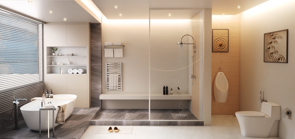 3D Perspective - รับออกแบบภายในบ้าน คอนโด ขึ้น 3D Model เสมือนจริง - 21