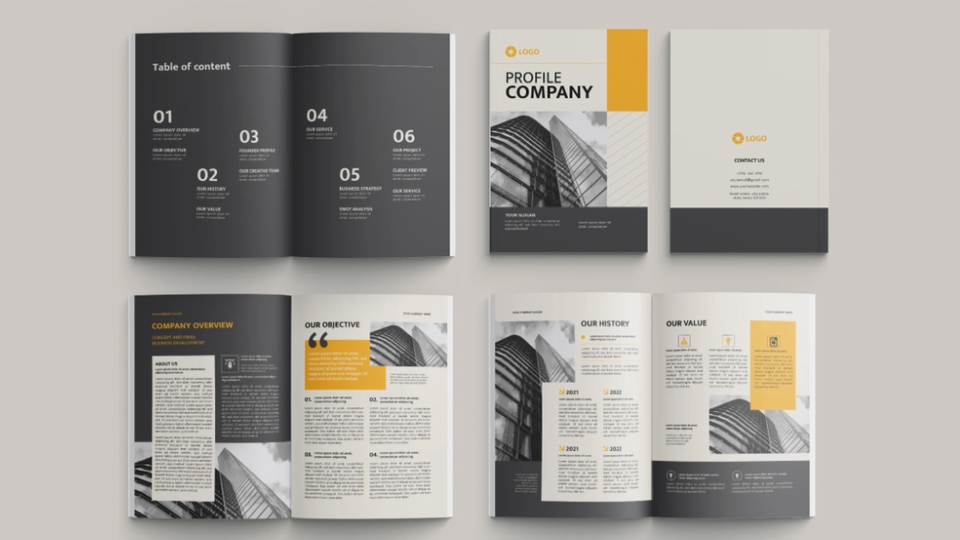 Jasa Desain CV (Curriculum Vitae) & Portofolio - COMPANY PROFILE | PROPOSAL BISNIS