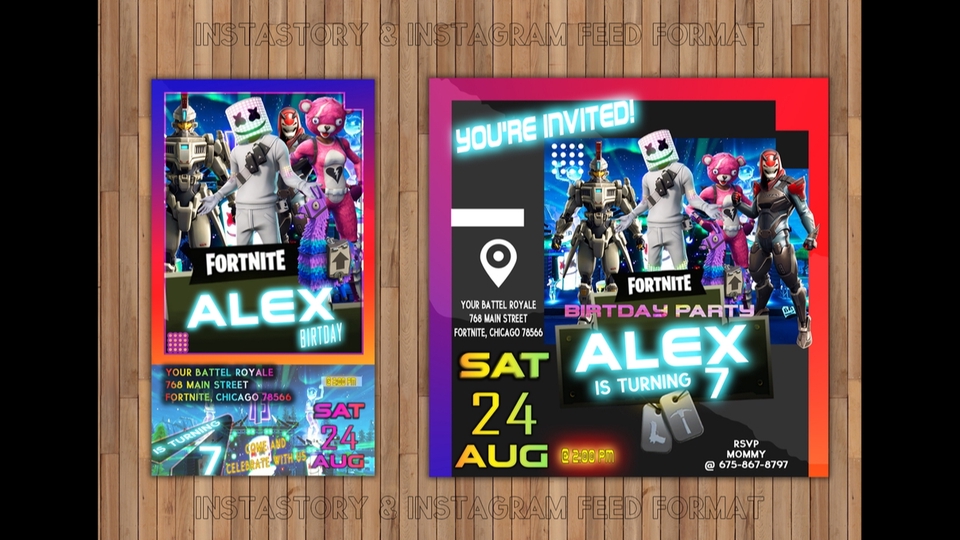 Portfolio & Resume - Birthday, Wedding, Party, ect Invitation Design - 1