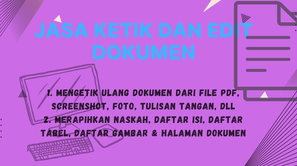 Pengetikan Umum - Jasa Ketik dan Edit Dokumen - 1