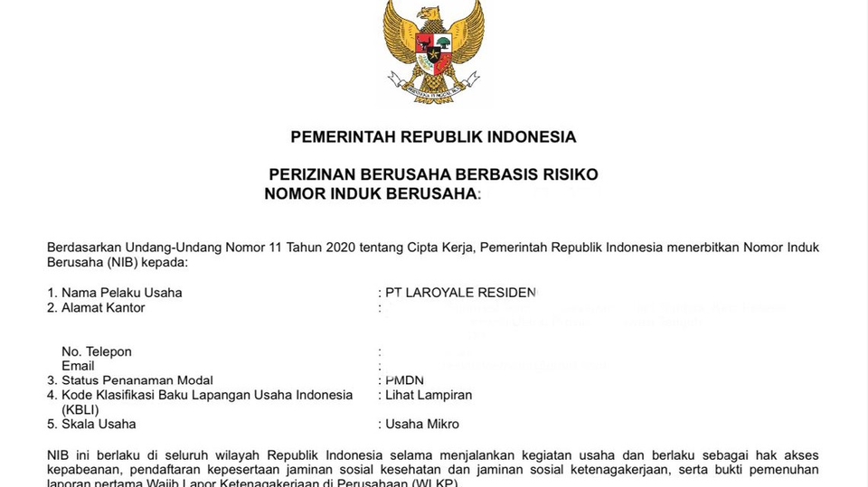 Hukum - Pendirian PT Perorangan, Pembuatan Izin NIB, NPWP - 3