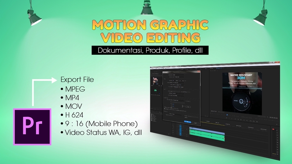 Video Editing - EDIT VIDEO DOKUMENTASI, SOSMED, PRODUK, PROFILE, & EVENT (GOOD SERVICE)  - - 1