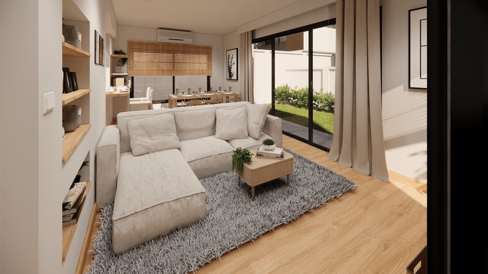ออกแบบตกแต่งภายในและภายนอก - ออกแบบภายใน เขียนแบบ แปลน ภาพเรนเดอร์ 3D Perspective - 10