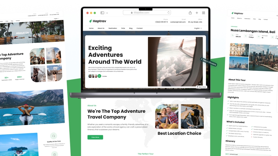 Jasa desain web profesional dan modern untuk meningkatkan brand Anda secara online.