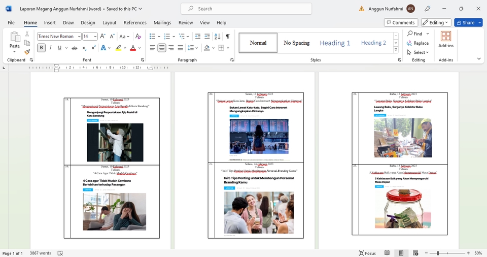 Penulisan Konten - Jasa Kepenulisan Original (Artikel SEO, Content, Caption, Keperluan Sekolah, Kuliah & kantor) - 3