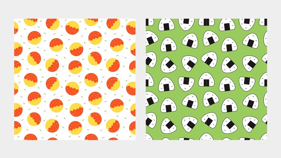 Gambar dan Ilustrasi - Seamless Pattern Flat Design Style (Gambar/Pola Berulang) - 8