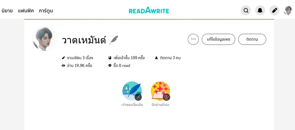 เขียนนิยาย / เรื่องสั้น - รับเขียนเรื่องสั้น นิยาย นิทาน บทความ - 21