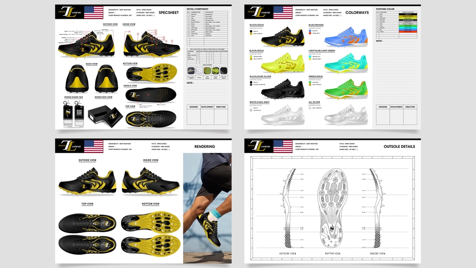 Gambar dan Ilustrasi - KONSEP DESAIN SEPATU PRIA, MODERN DAN TRENDI DENGAN PAKET TEKNOLOGI UNTUK MANUFACTURE - 3