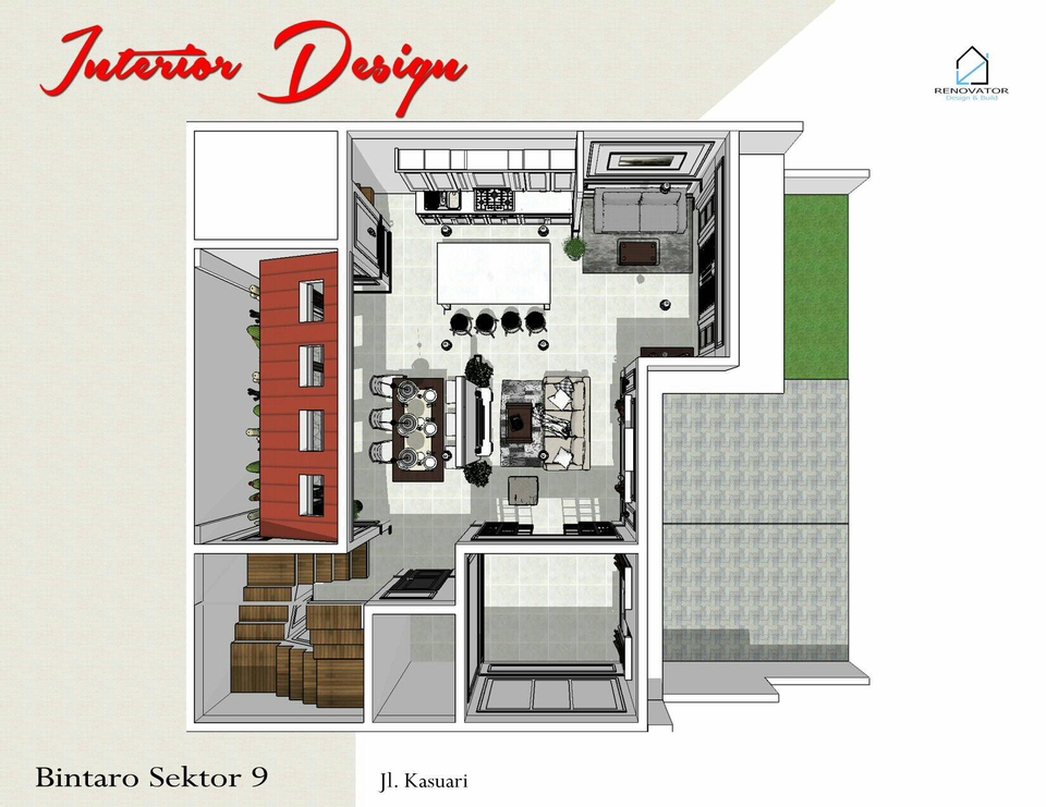 3D & Perspektif - RENDERING FASADE EKSTERIOR - 23