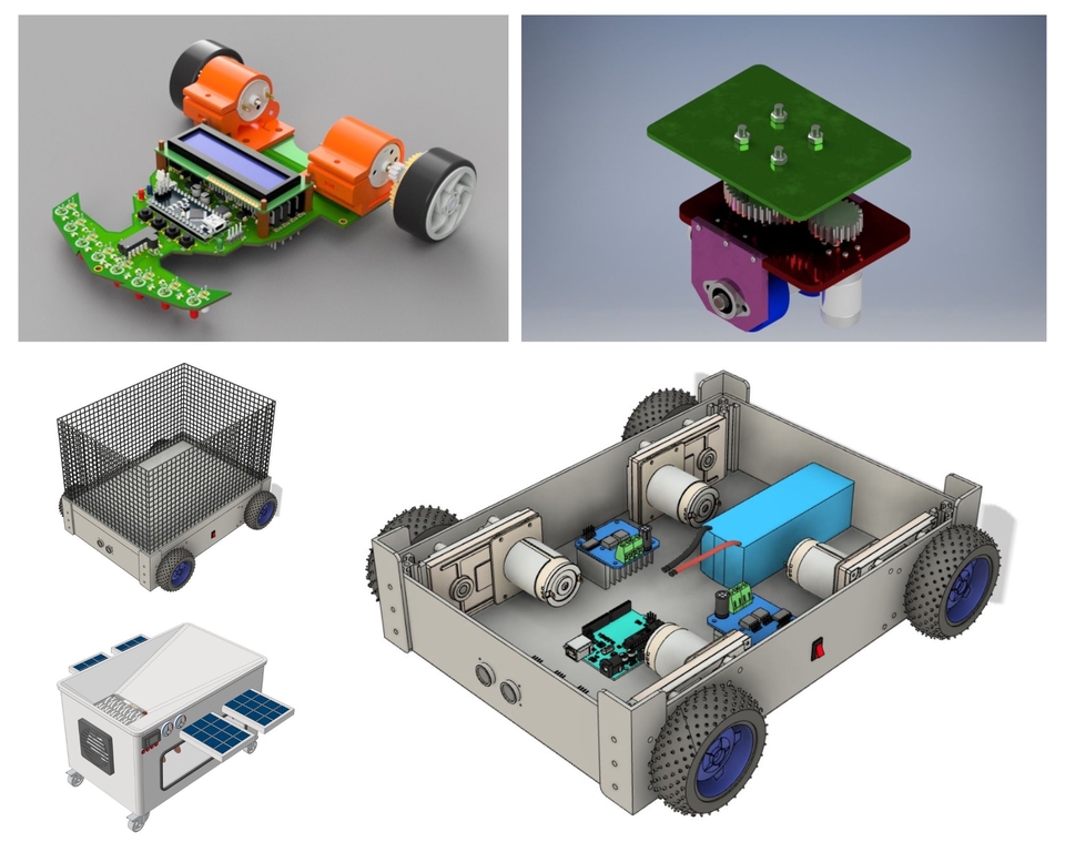 3D & Perspektif - Desain Model 3D atau Mekanik | Autodesk Inventor, Fusion 360, Solidworks - 3