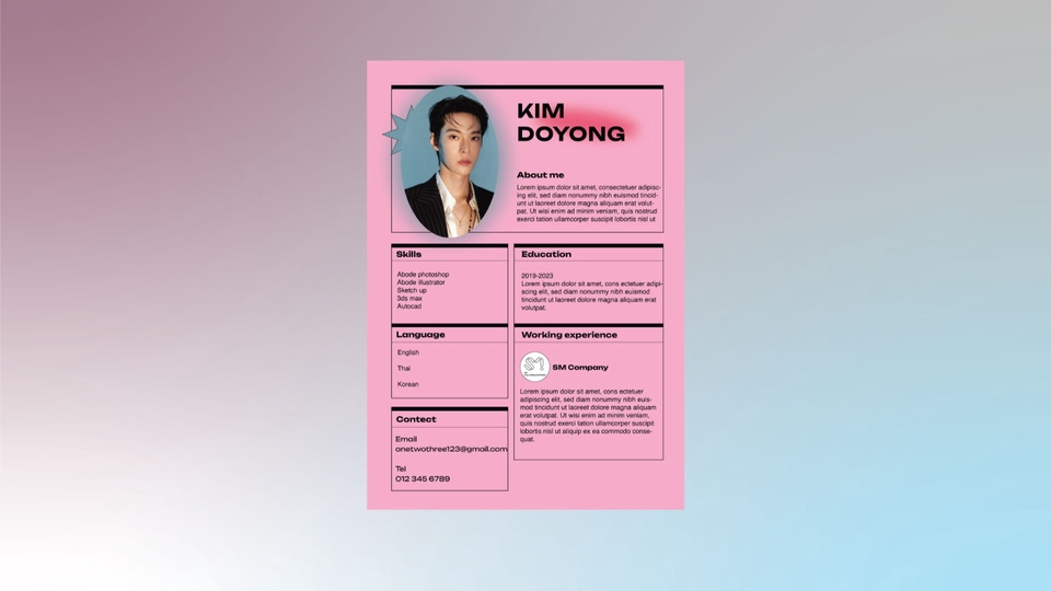 Portfolio & Resume - รับทำ RESUME/CV/PORTFOLIO - 1