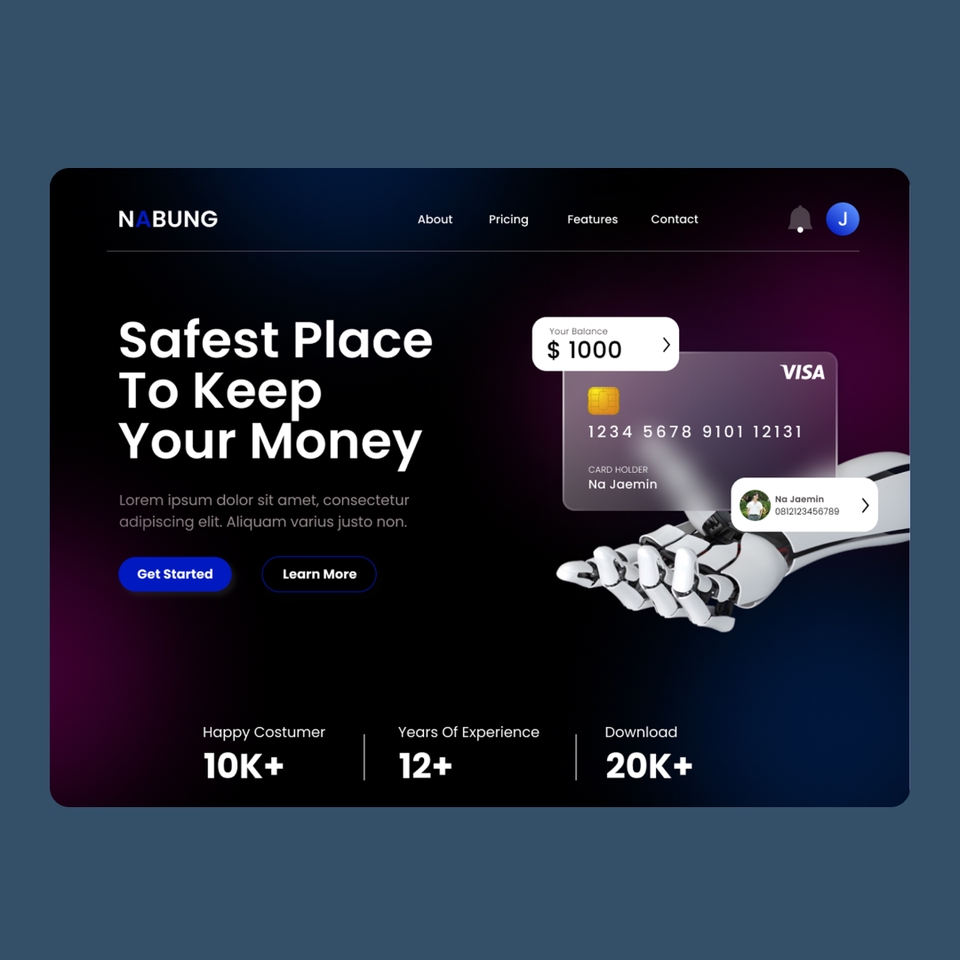 UI & UX Design - UI/UX Design for mobile app, website, and landing page. - 7