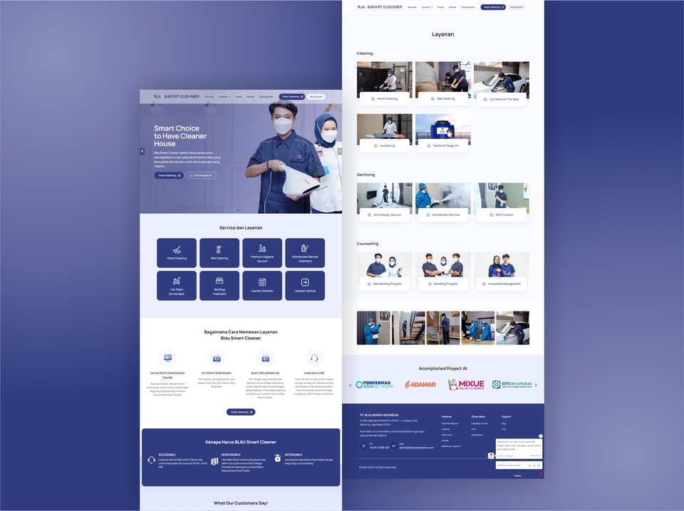 Jasa pembuatan website profesional untuk perusahaan, toko online, dan blog dengan harga terjangkau.