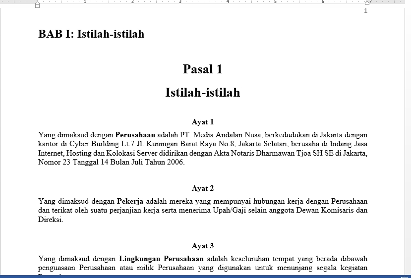 Hukum - Jasa Pembuatan dan Konsultasi Peraturan Perusahaan - 5
