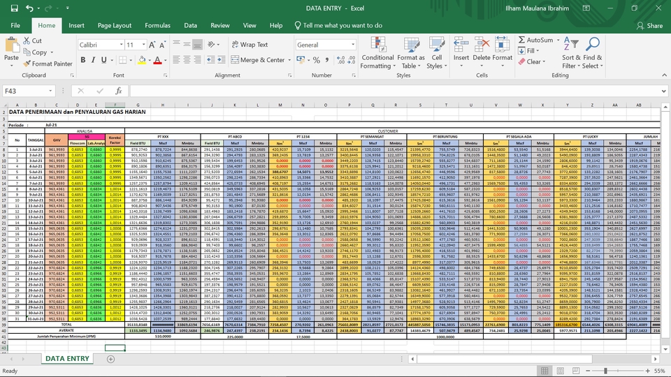 Entri Data - Jasa Entri Data 24 Jam (Ms. word, excel, Power Point) - 3