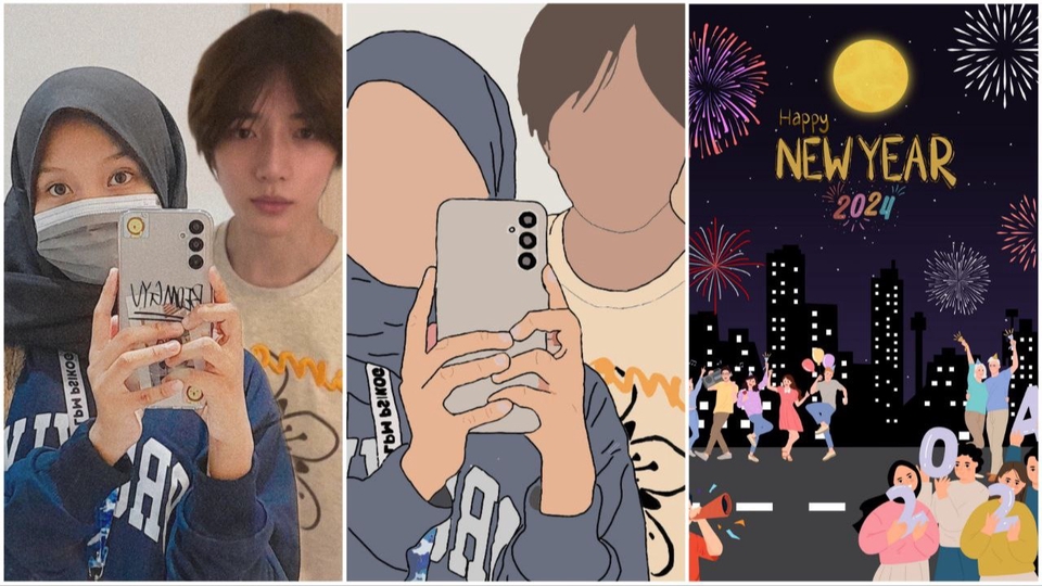 Jasa ilustrasi digital untuk gambar karakter anime dengan gaya ilustrasi kartun lucu