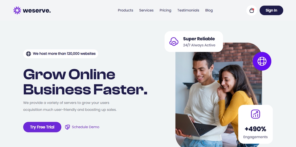 Jasa pembuatan website profesional untuk perusahaan, meningkatkan jangkauan dan engagement online.