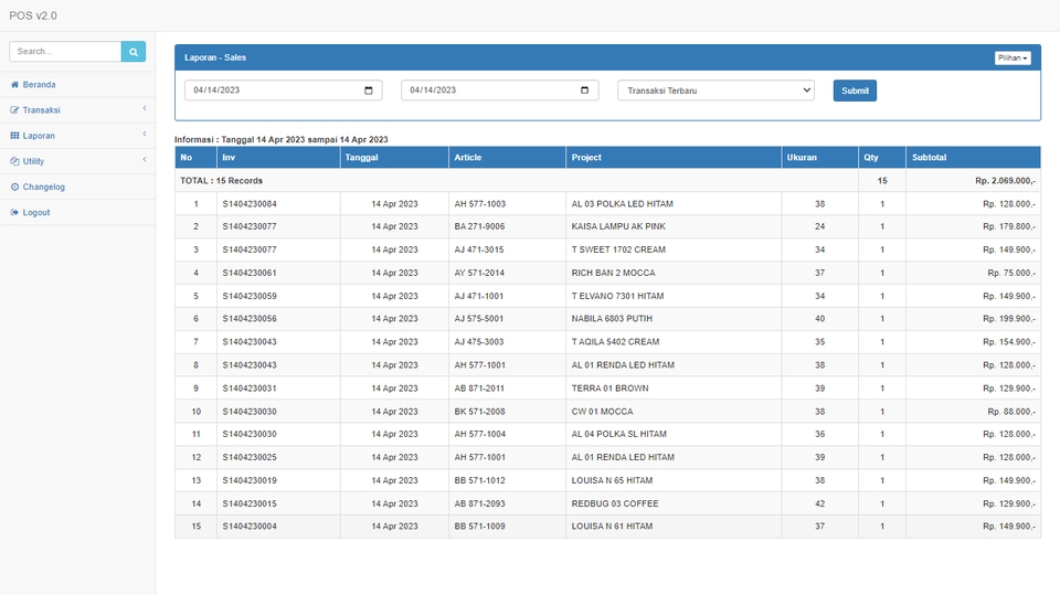 Aplikasi Desktop - Point of Sales (POS) - 3