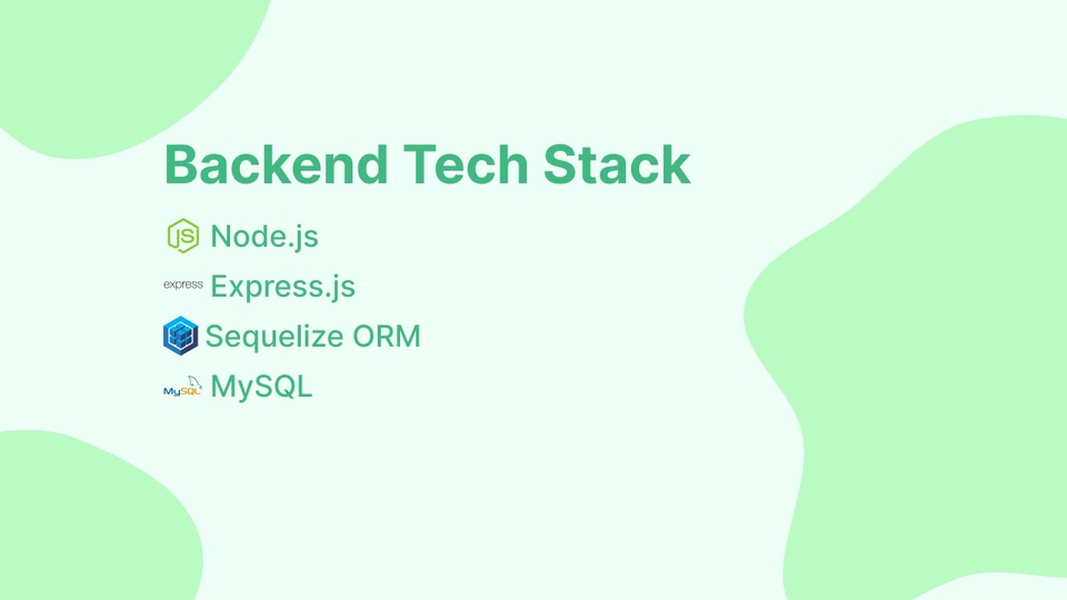 Jasa pembuatan website menggunakan Node.js, Express.js, Sequelize ORM dan MySQL