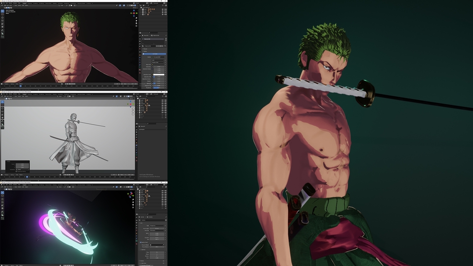 ทำโมเดล 3D - รับขึ้นโมเดล3D Character , Anime , Robot , Mascot , Prop , 3D Animation - 10