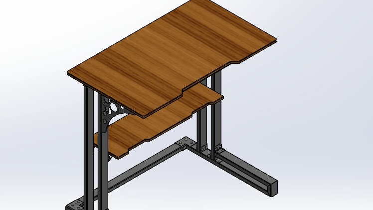 ออกแบบตกแต่งภายในและภายนอก - โต๊ะน๊อคดาวน์ - 1