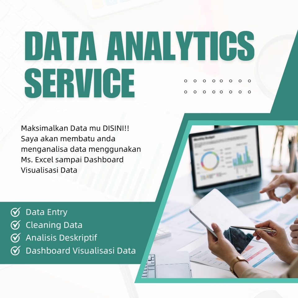 Jasa Analisis Data Excel, Olah Data Statistik, dan Pembuatan Dashboard Excel untuk Visualisasi Data