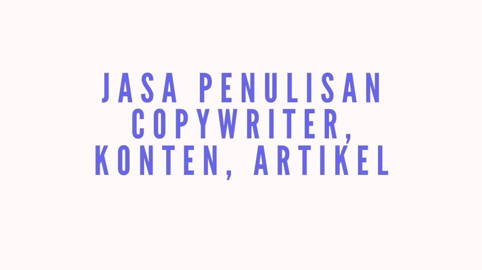 Jasa Penulisan Content Sosmed, dan Artikel