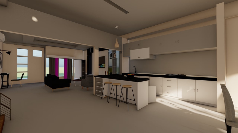 3D & Perspektif - Design Interior, Exterior 3D Render Rumah, Office, cafe dll - 16