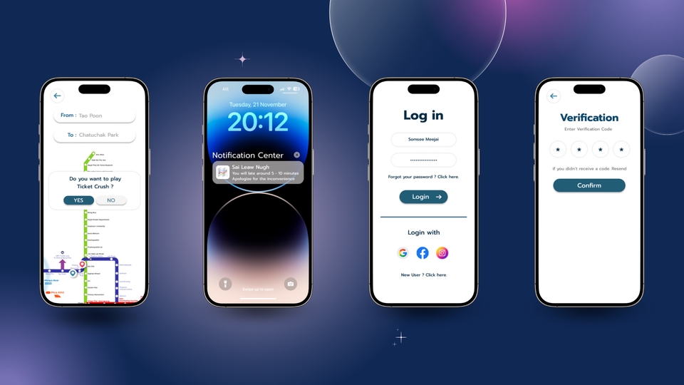 รับออกแบบ ui ux แอพพลิเคชั่น เว็บไซต์ สำหรับ บริษัท ธนาคาร