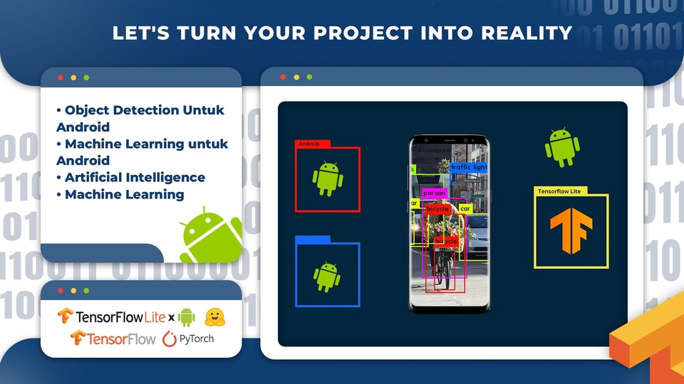 Jasa pembuatan aplikasi Android,  mobile apps, iOS, dengan teknologi Machine Learning, AI dan Object Detection