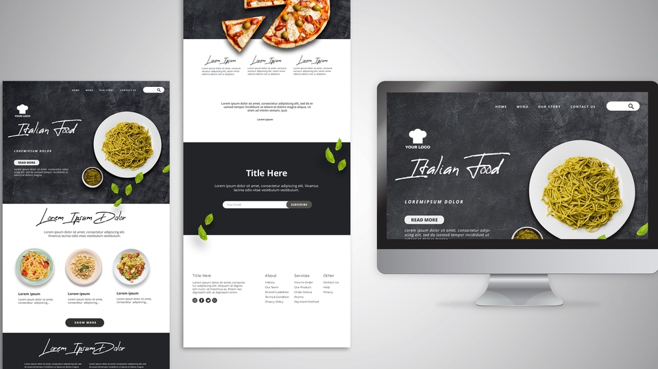 Web Development - Landing Page Portofolio - 1