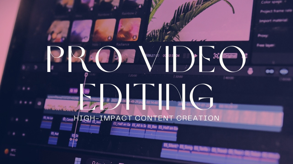Video Editing - Pro Video Editing: High-Impact Content Creation - 1