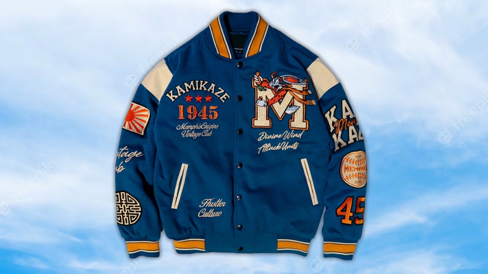 Desain Kaos & Motif - DESAIN JAKET VARSITY UNTUK BRAND / KOMUNITAS / KELAS - 6