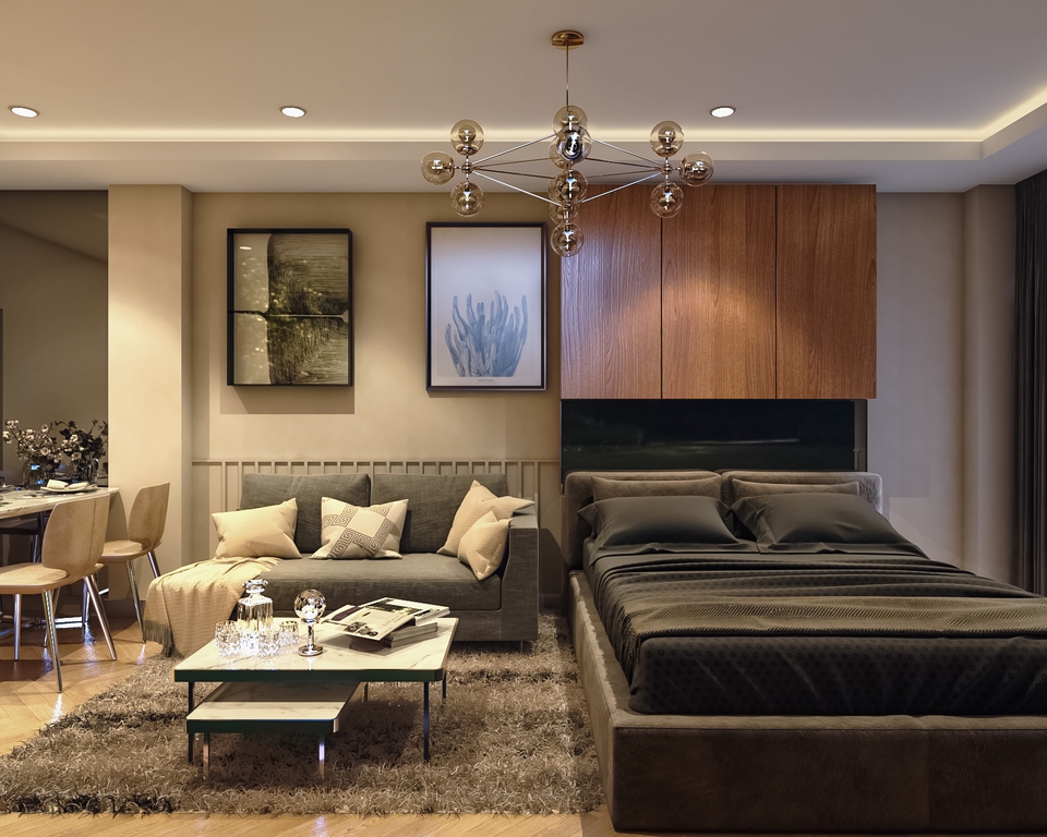รับทำภาพ 3D Interior Perspective (งานภายใน)
