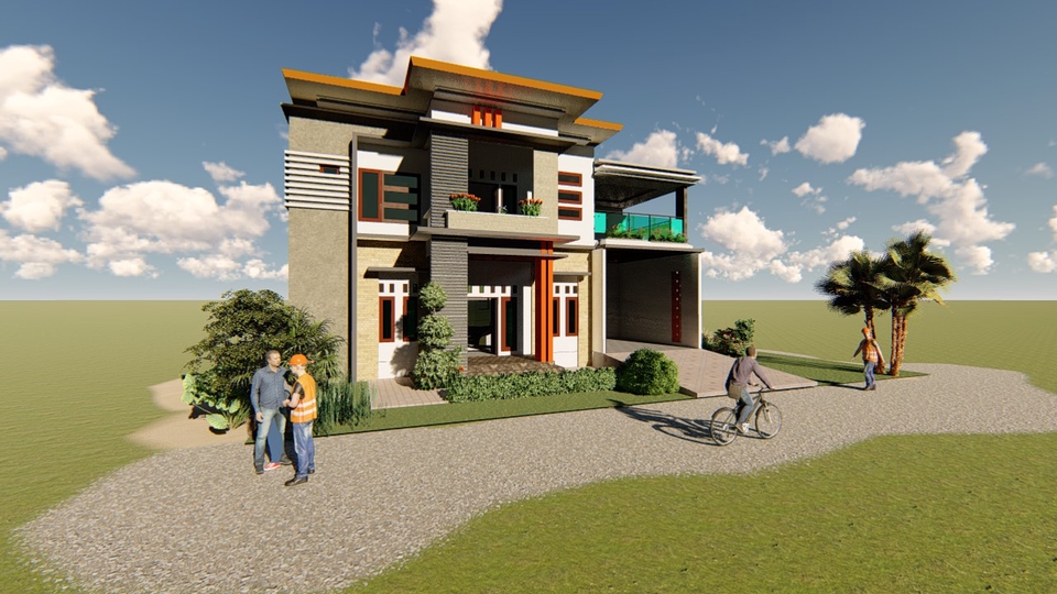3D & Perspektif - JASA DESAIN RUMAH 2d Dan 3D - 8