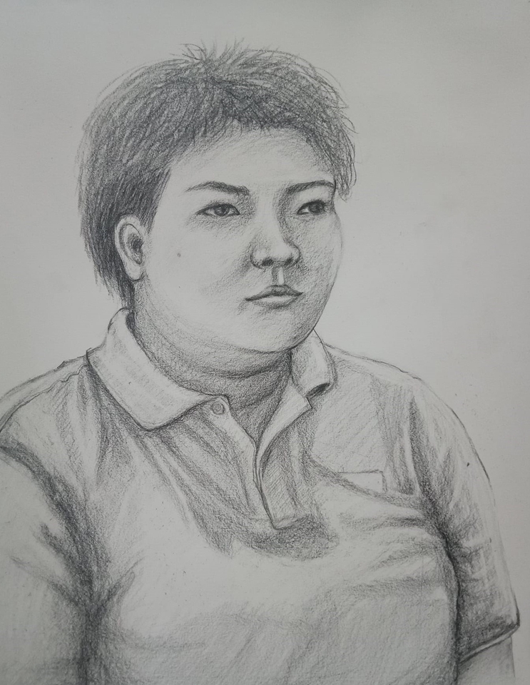 วาดภาพเหมือน Portrait - รับวาดภาพเหมือน ดินสอ ปากกา สีไม้ สีอะคริลิค สีน้ำมัน Portrait คน สัตว์ ดอกไม้ วิว - 6