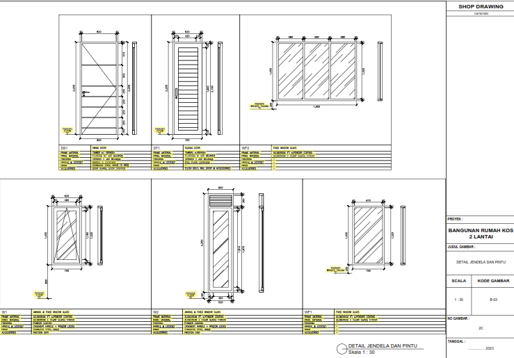 Jasa drafter autocad, gambar denah rumah kos 2 lantai, desain autocad, gambar denah rumah.