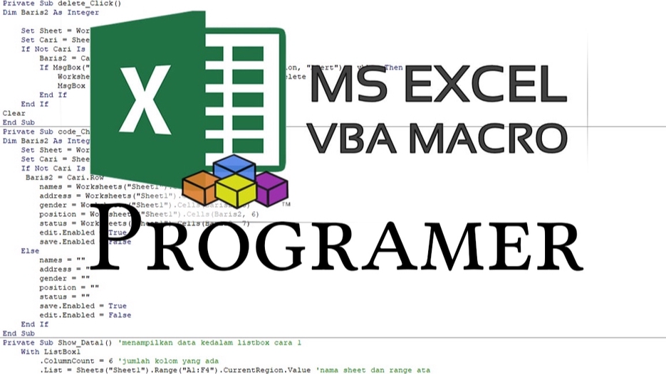 Technical Support - VBA Macro Excel - Program [Bisa Request sesuai kebutuhan dan budget kamu] - 1