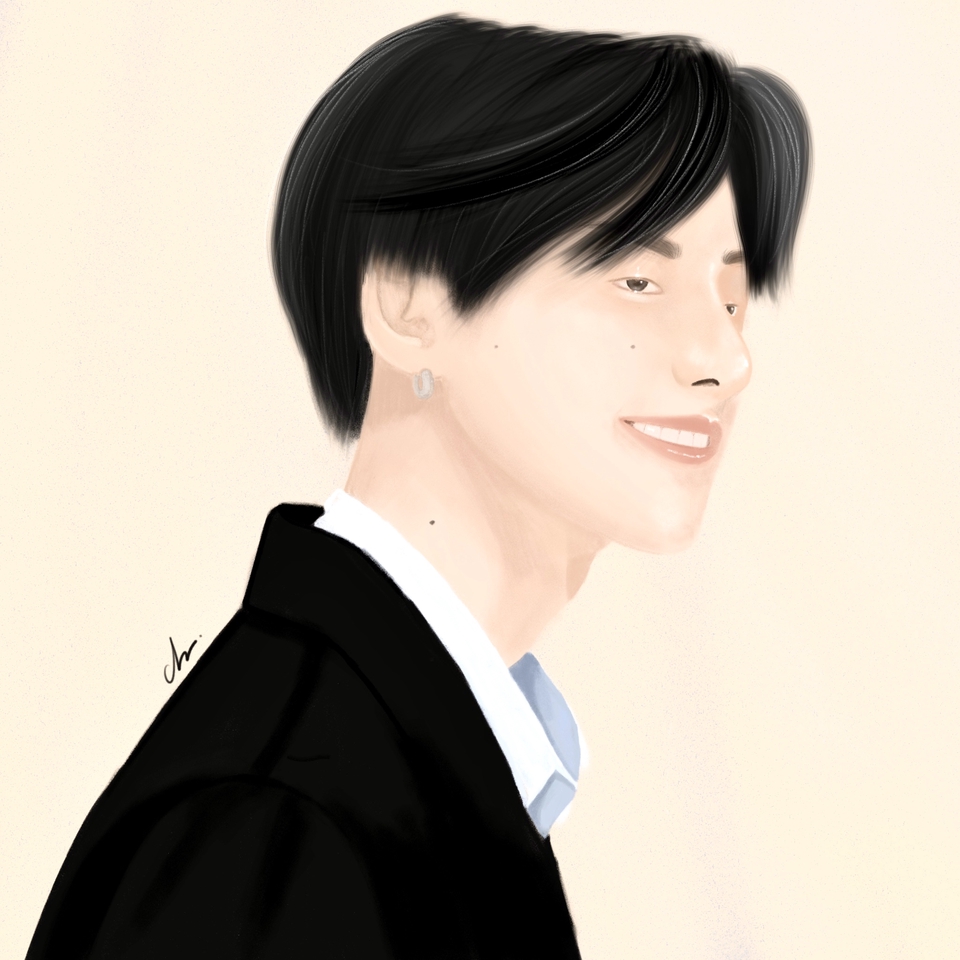 วาดภาพเหมือน Portrait - Portrait / วาดภาพเหมือน Digital Painting - 7